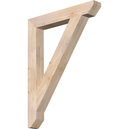 Ekena Millwork Traditional Slat Smooth Bracket, Douglas Fir, 3 1/2"W x 26"D x 34"H BKT04X26X34TRA06SDF